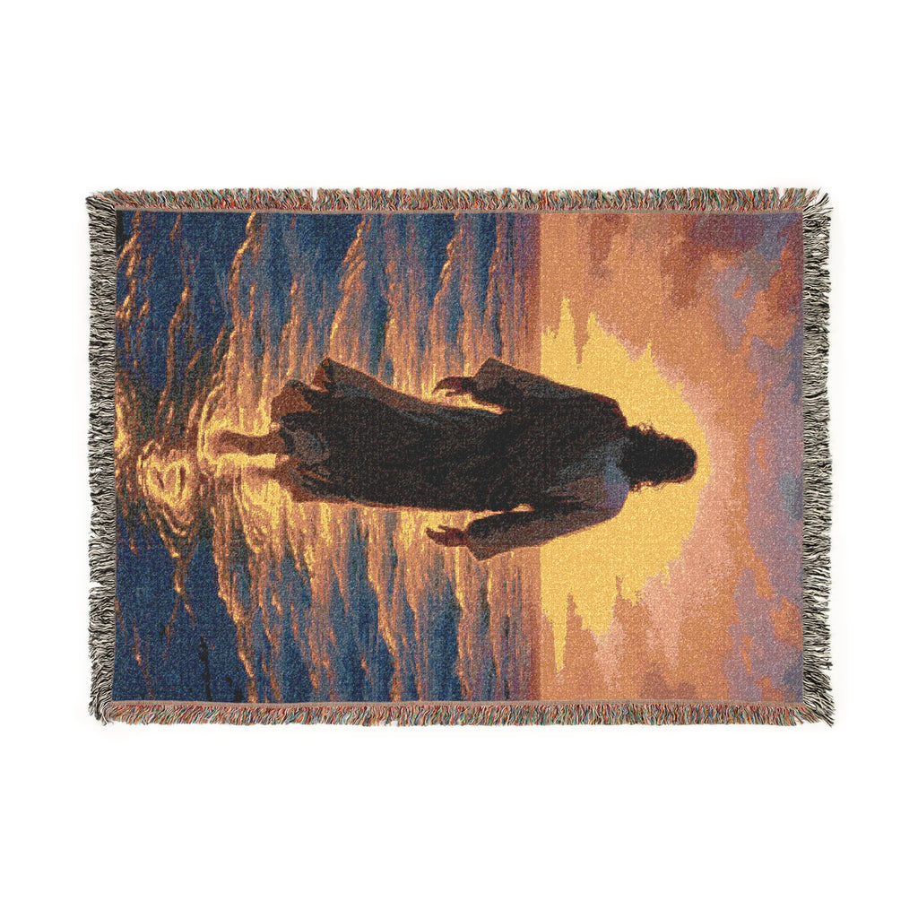 Jesus Woven Blanket