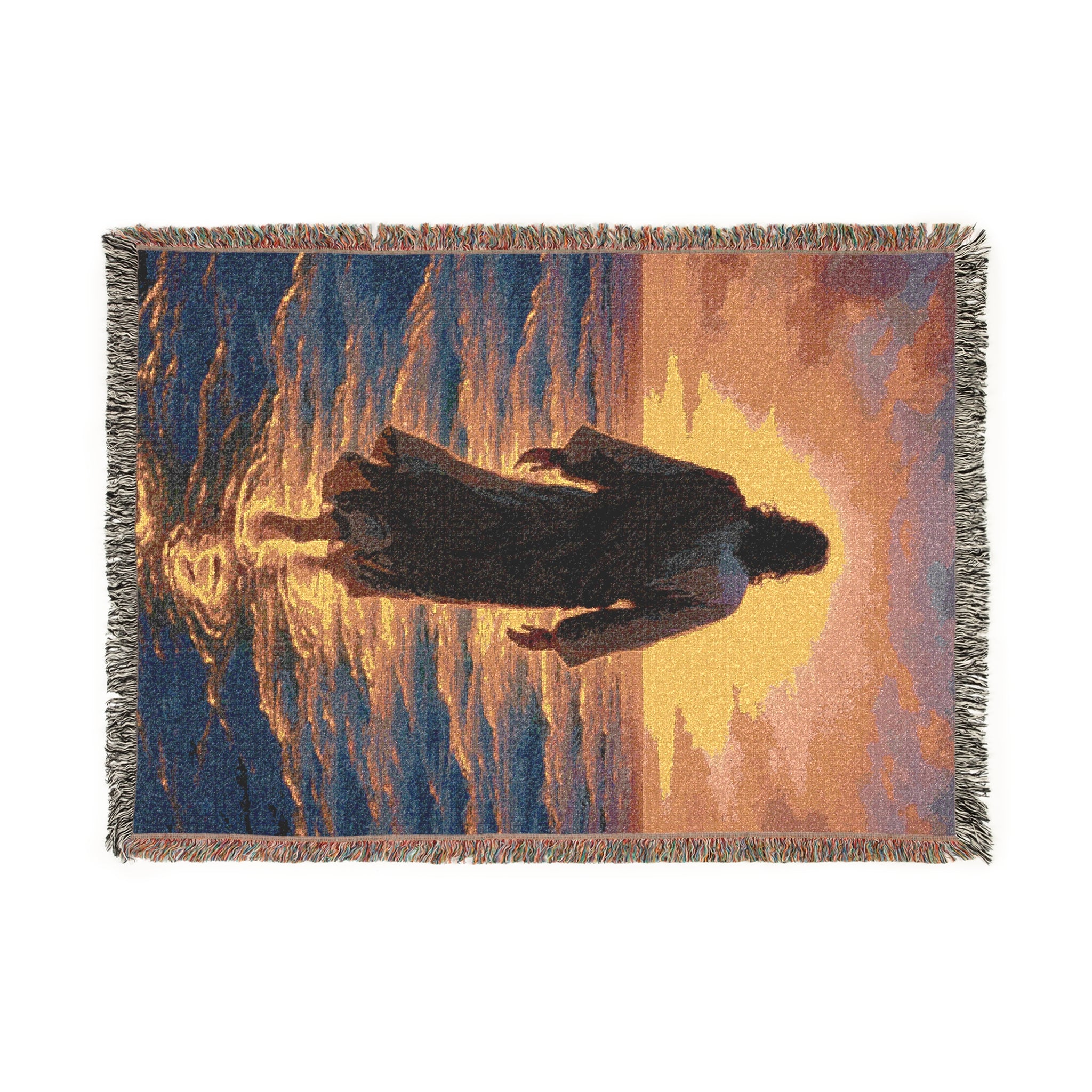 Jesus Woven Blanket