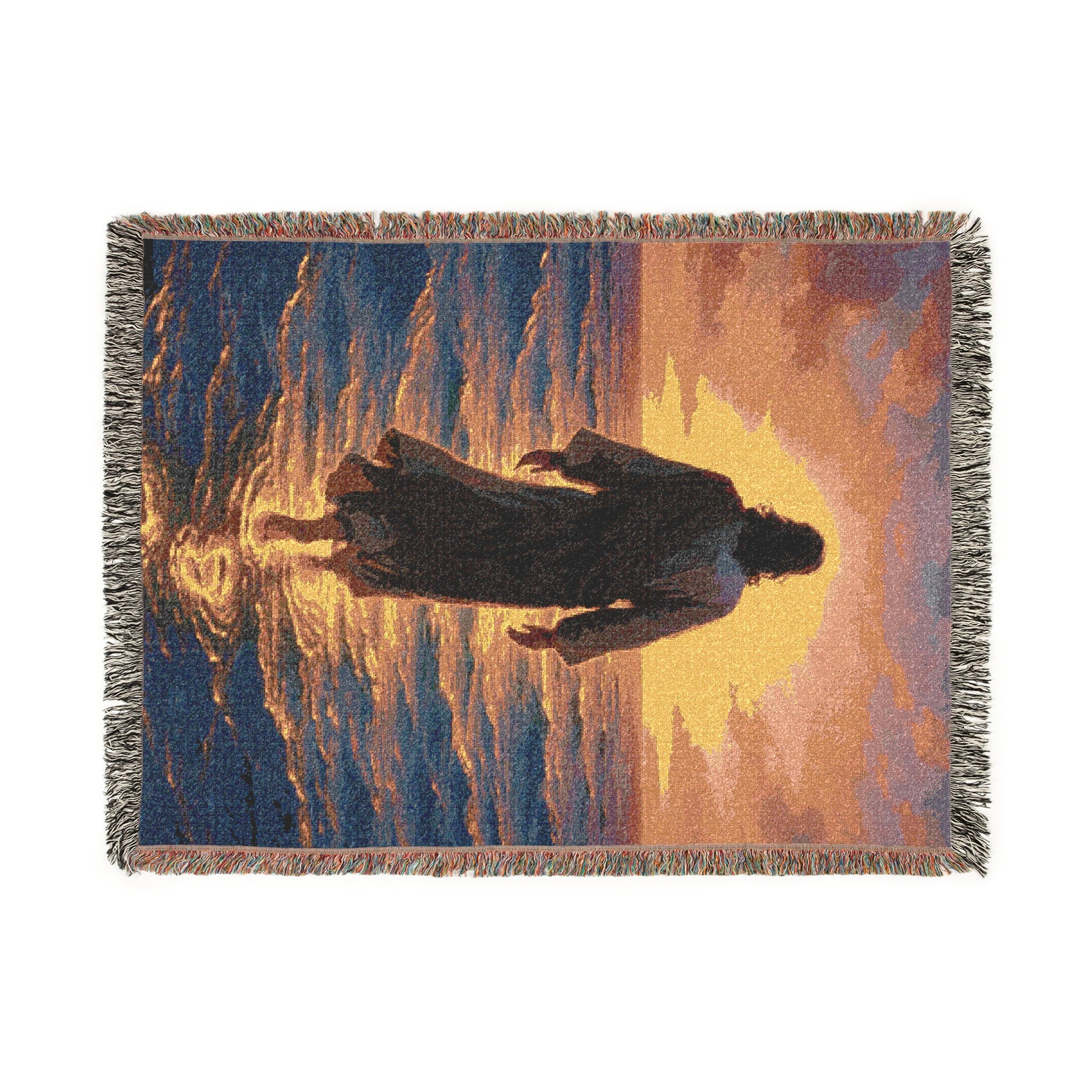 Jesus Woven Blanket