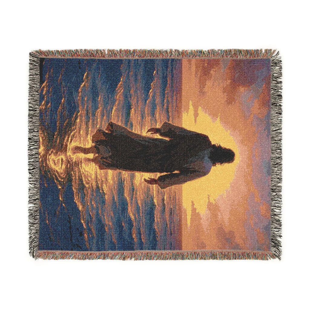Jesus Woven Blanket